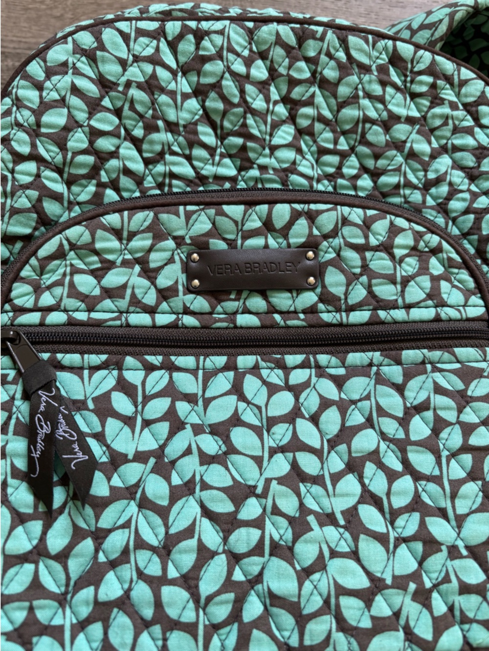 Vera Bradley shower vines Quilted Backpack - Picture 11 of 11